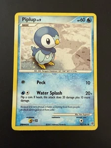 Pokemon TCG Diamond & Pearl Piplup 093/130 Cosmos Holo NM/ LP - Bild 1 von 19