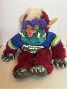 Juguete de peluche My Football Monster 1986 Amtoy EXCELENTE - monstruo mascota de colección - Imagen 1 de 15