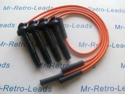 ORANGE 8MM PERFORMANCE IGNITION LEADS WILL FIT SUBARU IMPREZA LEGACY QUALITY HT - Image 1 of 3