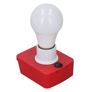 E27 Lamp Bulb W/Battery Adapter LED Working Light Bulb For M18 18V Battery - Picture 1 of 20