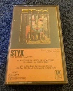 Styx The Grand Illusion Cassette 1977 Tape Vintage - Picture 1 of 5