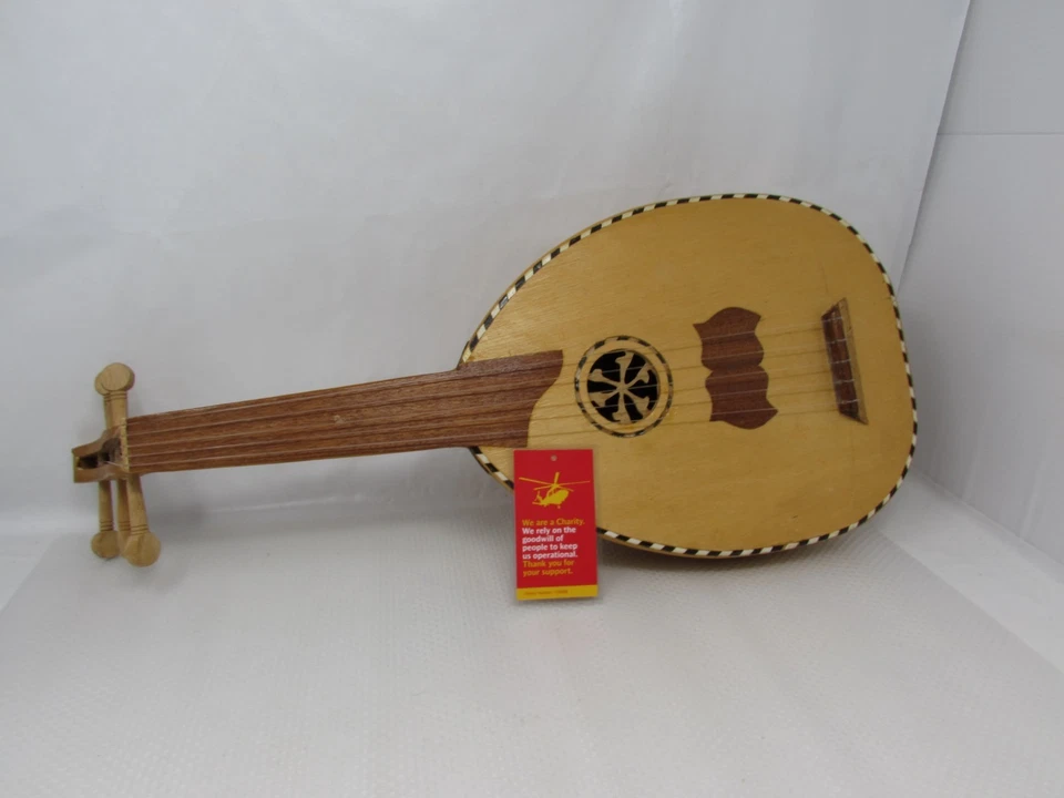 Wooden Lute Oud Middle Eastern  Musical Instrument   KT11 - Image 1 of 4