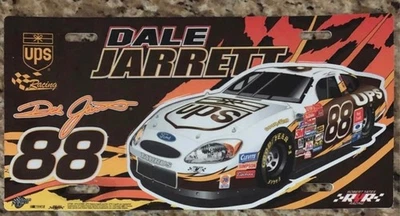 NASCAR Dale Jarrett #88 UPS 福特金牛座 1996 - 06 乙烯基塑料车牌全新带标签 — 第 1/2 张图片