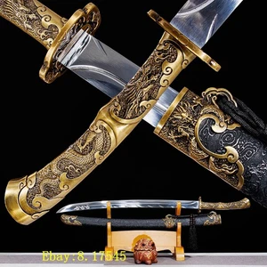 Sable chino 绣春刀 Espada ancha afilada acero de alto carbono KUNGFU Dao espada Katana - Imagen 1 de 11