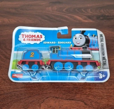 Thomas & Friends Push-Along Metal Engine Edward The Blue Engine 2023 (B)- Leer Foto 1 de 4