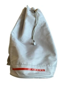Bandolera Prada Luna Rossa Gris Gimnasio Cordón Diseñador Y2K - Imagen 1 de 8