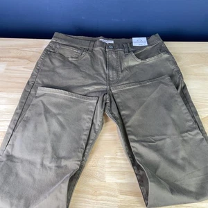 NWT Lucky Brand Men's Chino Pants Jeans 223 Straight 34x30 Stretch Tan - Picture 1 of 9