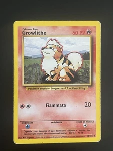Pokemon Growlithe Set Base 28/102 - Ita Good - Foto 1 di 5