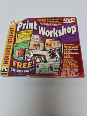 Print Workshop 2005Limited Edition DVD [Jewel Case] New Old Stock  - Image 1 of 4