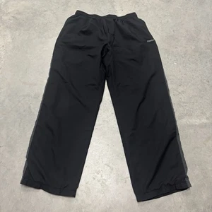Reebok Herren Trainingshose schwarz weites Bein Größe Large Sport Fitnessstudio Training - Bild 1 von 6