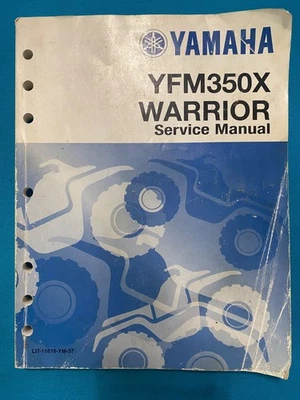 Yamaha 1996 manual de servicio OEM para YFM350X Warrior Foto 1 de 4