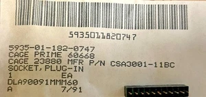 Stanford Applied ENG 11 Pin Stecker PN CSA3001-11BC.  NSN 5935011820747, Nos. - Bild 1 von 2