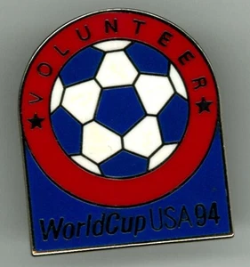 USA 94 World Cup soccer pin - Volunteer - Internal - sport badge - Picture 1 of 1