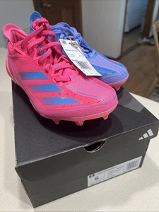 Adidas Adizero Snack Attack Size 8 Football Cleats Pink Blue Cotton Candy New - Picture 1 of 5