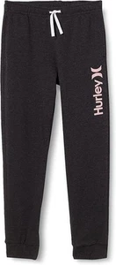 Hurley Girl One & Only Jogger Pants Sweatpants Black Size 12Jahre 140-155 - Picture 1 of 4