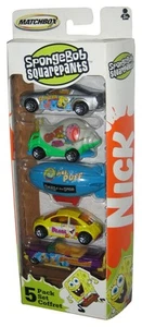 Matchbox Spongebob Squarepants (2004) Mattel Car 5-Pack Box Set - Picture 1 of 1