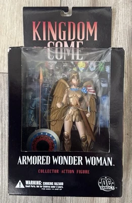 2003 DC Direct Kingdom Come Armored Wonder Woman Action Figure Wave 3 🌟 SEALED! - Image 1 of 4