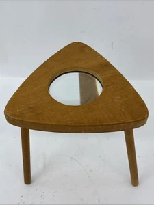Vintage Creative Playthings Holz Lupe Dreibein Hocker 60er Jahre 11,25" hoch - Bild 1 von 15