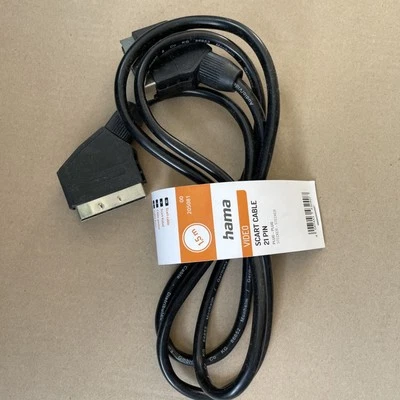 Hama Cavo SCART 1.5 m SCART (21-pin) Nero - 00205081 - Nuovo Mai Usato - Immagine 1 di 3