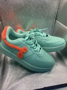 John Geiger GF-01 Mint Green Teal Peach Chenille, Größe 6 - Bild 1 von 10
