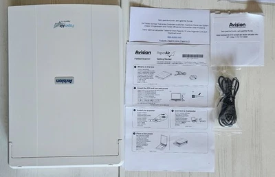Scanner Flachbett Avision PaperAir 10 Dokumente Einzelblatt bis A4 - Bild 1 von 4