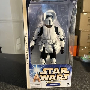 Star Wars BIKER SCOUT 12 pulgadas El Retorno del Jedi 2003 Hasbro Nuevo - Imagen 1 de 4