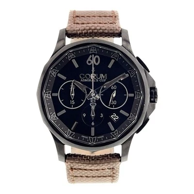 Corum Admirals Cup Stainless Steel Black Dial 42mm Automatic Men's Watch 1.0096 - Image 1 of 4