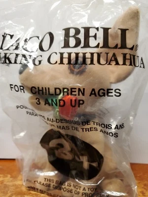 Taco Bell Talking Chihuahua Dog Toy "I Think I'm in Love!", Rose, Sealed pkg - Image 1 of 4