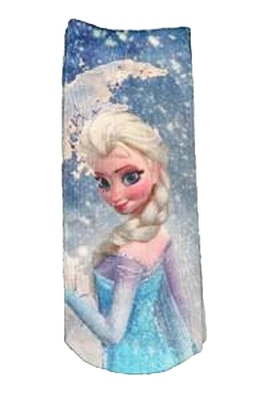 Носки женские Disney Frozen Elsa подходят для обуви США размеры 13-9 новые - Изображение 1 из 2