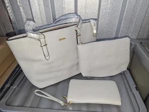 Conjunto de carteras y billeteras para mujeres Bolso de mano de trabajo Bolso de hombro Mano superior 3 piezas - Imagen 1 de 12