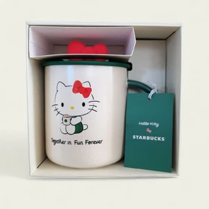 Taza de café de cerámica Starbucks Hello Kitty edición limitada 2025 nueva 16 oz - Imagen 1 de 8