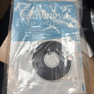 Owners Manual Only for Yamaha Clavinova CLP-240 /230 Electric Keyboard 2005 INS - Picture 1 of 3