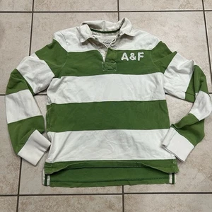 Polo de rugby de colección años 90 Abercrombie Fitch manga larga bloques de colores talla L Preppy - Imagen 1 de 8
