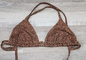 Xhilaration Bikini Oberteil d/dd Animal Print Orange Large Badeanzug Top Only - Bild 1 von 4