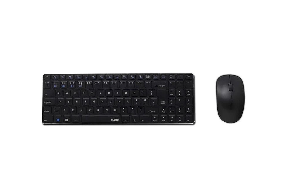 Rapoo 9300M Bluetooth Keyboard & Mouse *Black* - Image 1 of 1