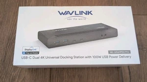 Wavlink WL-UG69PD2 Pro USB-C Dual 4K Universal Docking Station - Picture 1 of 8