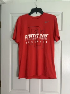 Perfect Game Baseball Nike Tee Dri-Fit Kurzarm Grafik T-Shirt Herren M rot - Bild 1 von 7
