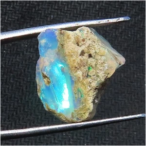 Opale etiope naturale 12,30 ct grezzo, opale Welo pietra preziosa grezza 13x15x12 mm jt709 - Foto 1 di 7