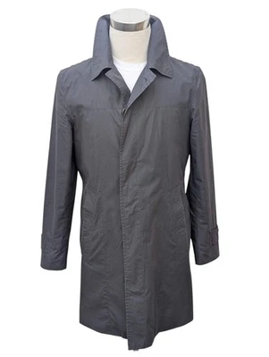 Gabardina Aquascutum Duster M Gris Gunmetal Algodón Foto 1 de 4