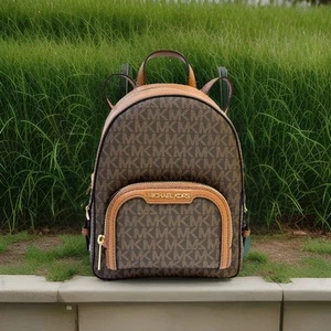 Michael Kors Jaycee XS Convertible Crossbody Backpack Purse Bag Brown Tan NWT - Picture 1 of 12