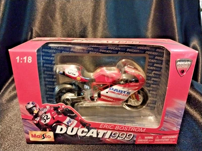 Maisto 1:18 Ducati Corse Ducati 999 Eric Bostrom Diecast 2004-NEW - Image 1 of 4