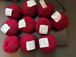 NEU 10x Merino Wolle in Rot 50g/Knäul - Bild 1 von 4