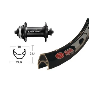 Vorderrad 28x1.75 Deore 615 Centerlock Zac 2000 2146691900 RIDEWILL BIKE B - Bild 1 von 1