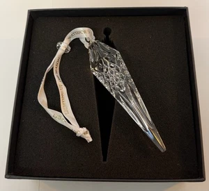 Waterford Kristall 2018 Eiszapfen Ornament #40031795 in Schachtel beleuchtet die Saison - Bild 1 von 8