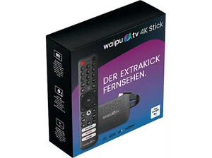 WAIPU.TV 4K Stick + Fernbedienung Streaming Stick, Schwarz - Bild 1 von 1
