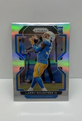 2021 Panini Prizm NFL Larry Rountree III (RC) Silver Prizm LA Chargers - Image 1 of 2