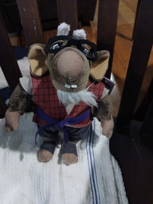 Splinter Teenage Mutant Ninja Turtles Mutant Mayhem 8" Plush TMNT Nickelodeon - Image 1 of 4