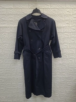 Burberry Women's Trench Coat w/ Liner - Blue Size 4 Petite - Image 1 of 4