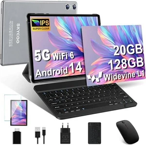 Android 14 Tablet 10 Zoll mit 20 GB RAM+128 GB ROM (Erweiterbar auf 1 TB), 5G - Bild 1 von 7