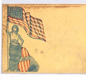 USA CIVIL WAR PATRIOTIC Illustrated Cover *COLUMBIA/FLAGGE* YH277 - Bild 1 von 12
